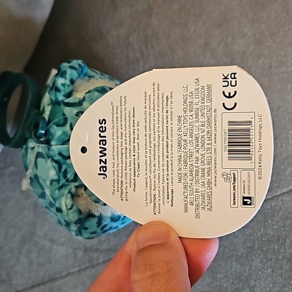 1/$6 or 2/$10 NWT Squishmallow Griffin Saber-Tooth Tiger Clip-On Keychain Plush - Picture 10 of 10